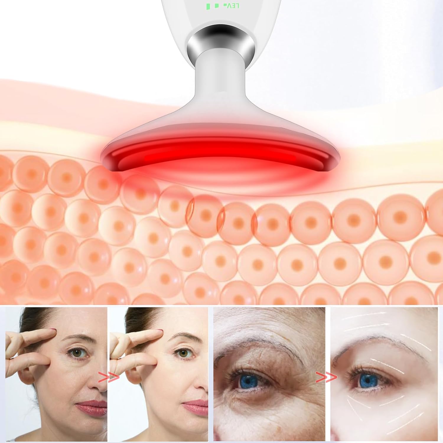 MASAJEADOR FACIAL AURERA PRO + 🎁 (CREMA HIDRATANTE)